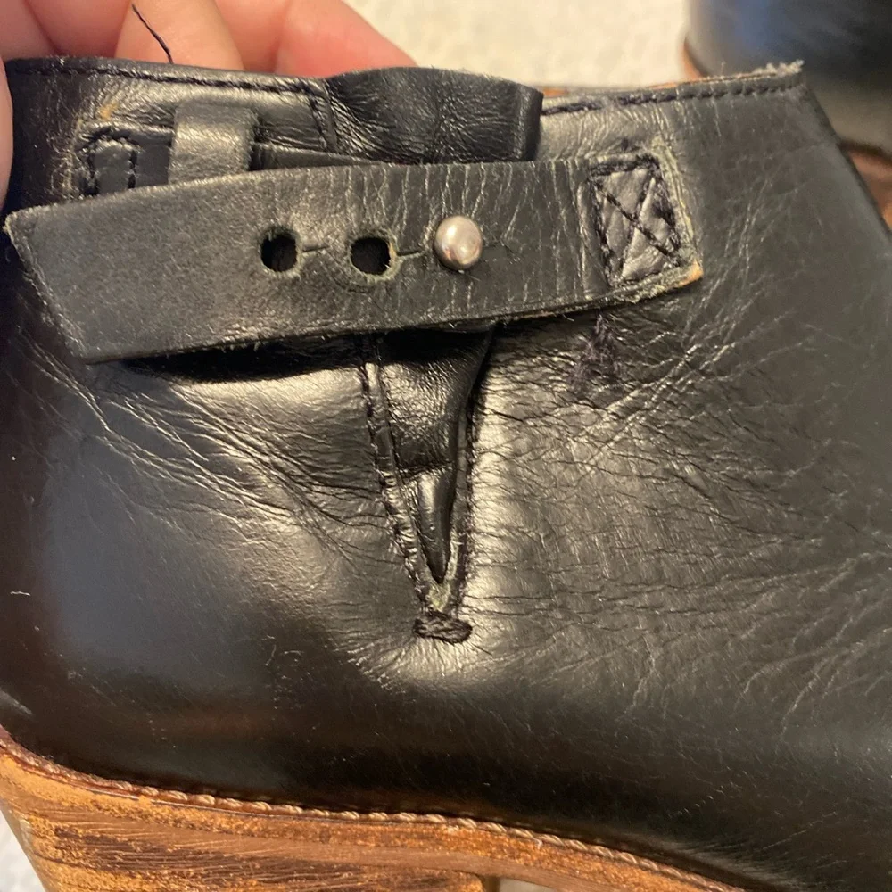 Madewell Black Leather Ankle Booties